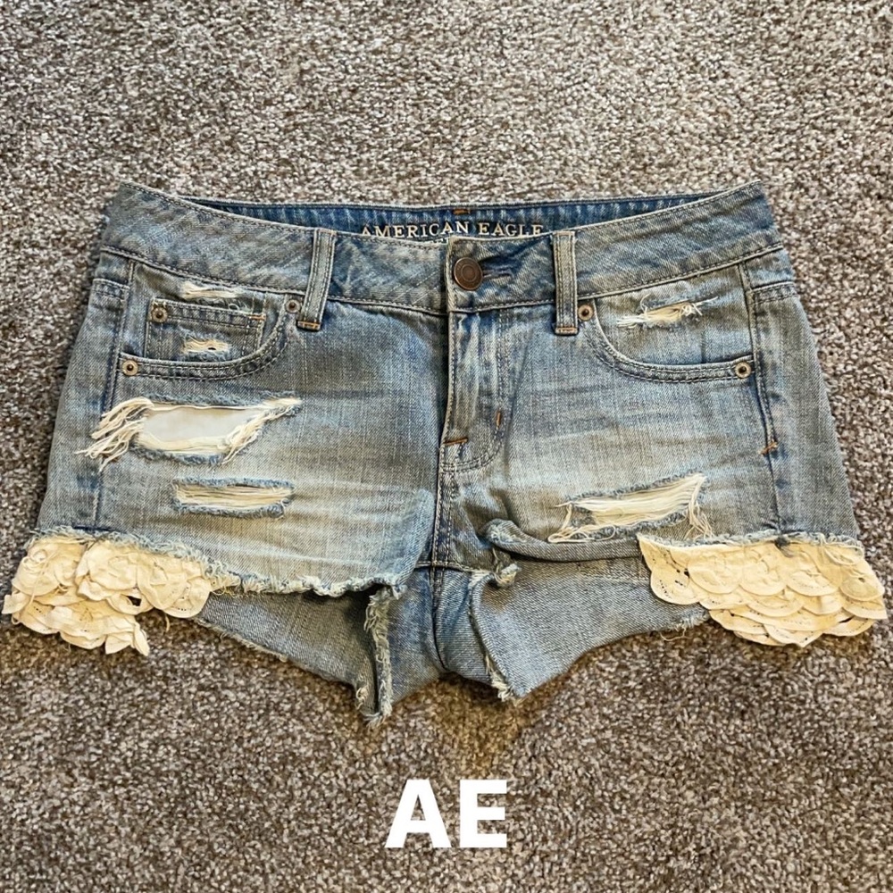 American eagle denim shorts